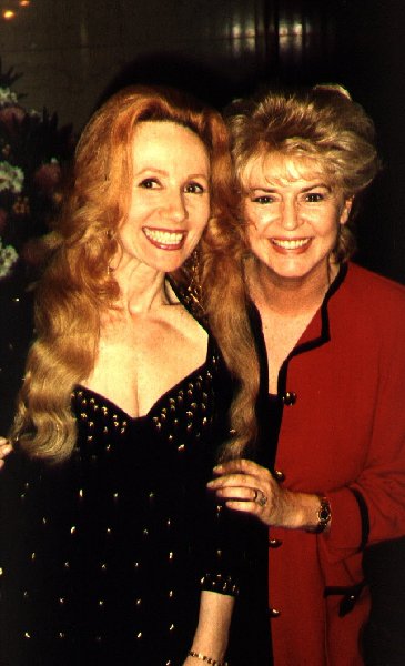 Jacqueline Chapman with Gloria Hunniford