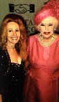 Jacqueline Chapman with Barbara Cartland